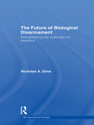 cover image of The Future of Biological Disarmament